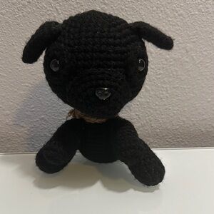 Crochet Black Pug